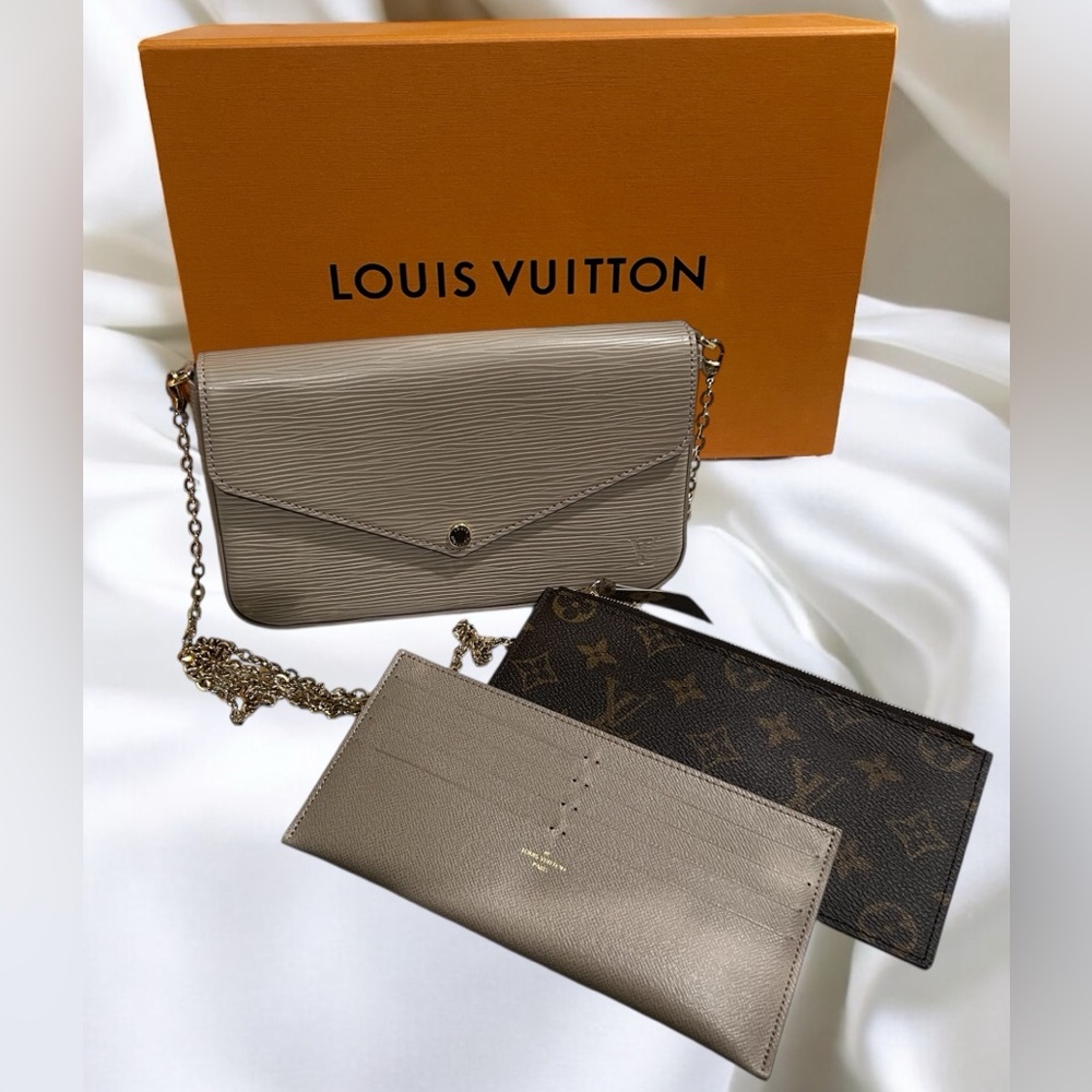 Louis Vuitton Epi Pochette Felicie Galet Shoulder Bag